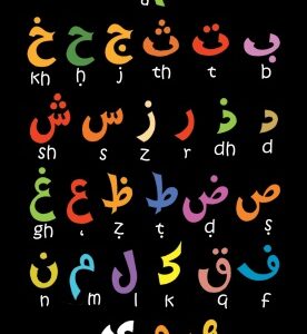 Carte Postale L'alphabet arabe