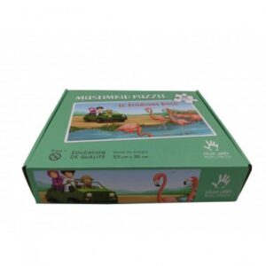 LE FLAMANT ROSE - 48 PIÈCES DE PUZZLE - MUSLIMKID