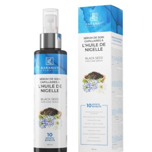 SÉRUM DE SOIN CAPILLAIRES À L'HUILE DE NIGELLE 150 ml - RÉPARATION POUR CHEVEUX SECS & ENDOMMAGÉS