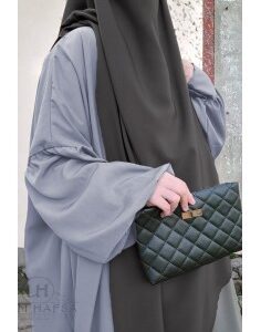ABAYA HAFSA - BLEU GRIS