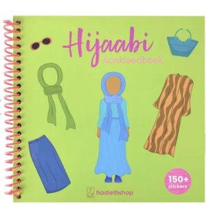 Hijaabi aankleedboek groen